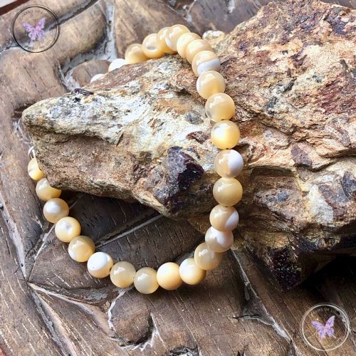 Classical Mother Of Pearl Healing Bracelet